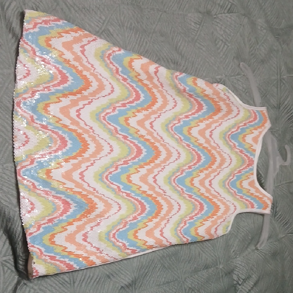 Peek Multicolor Zigzag Kids Dress